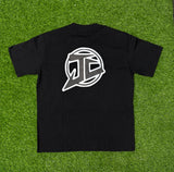 Tee Doble Black & Silver Embroidery & Reflective Jc
