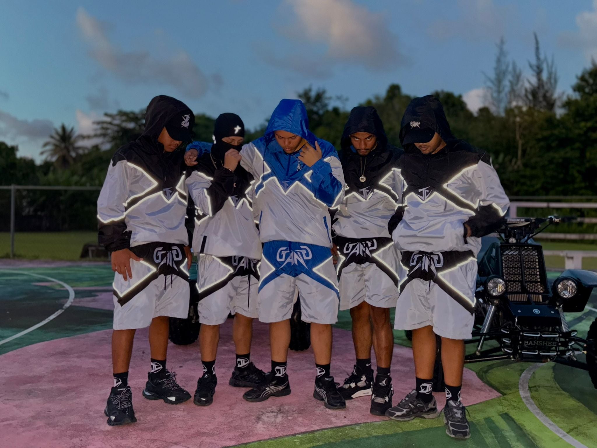 Jc Gang TrackSuit Blue & White
