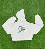 Hoodie Cream Logo Jc Rainbow